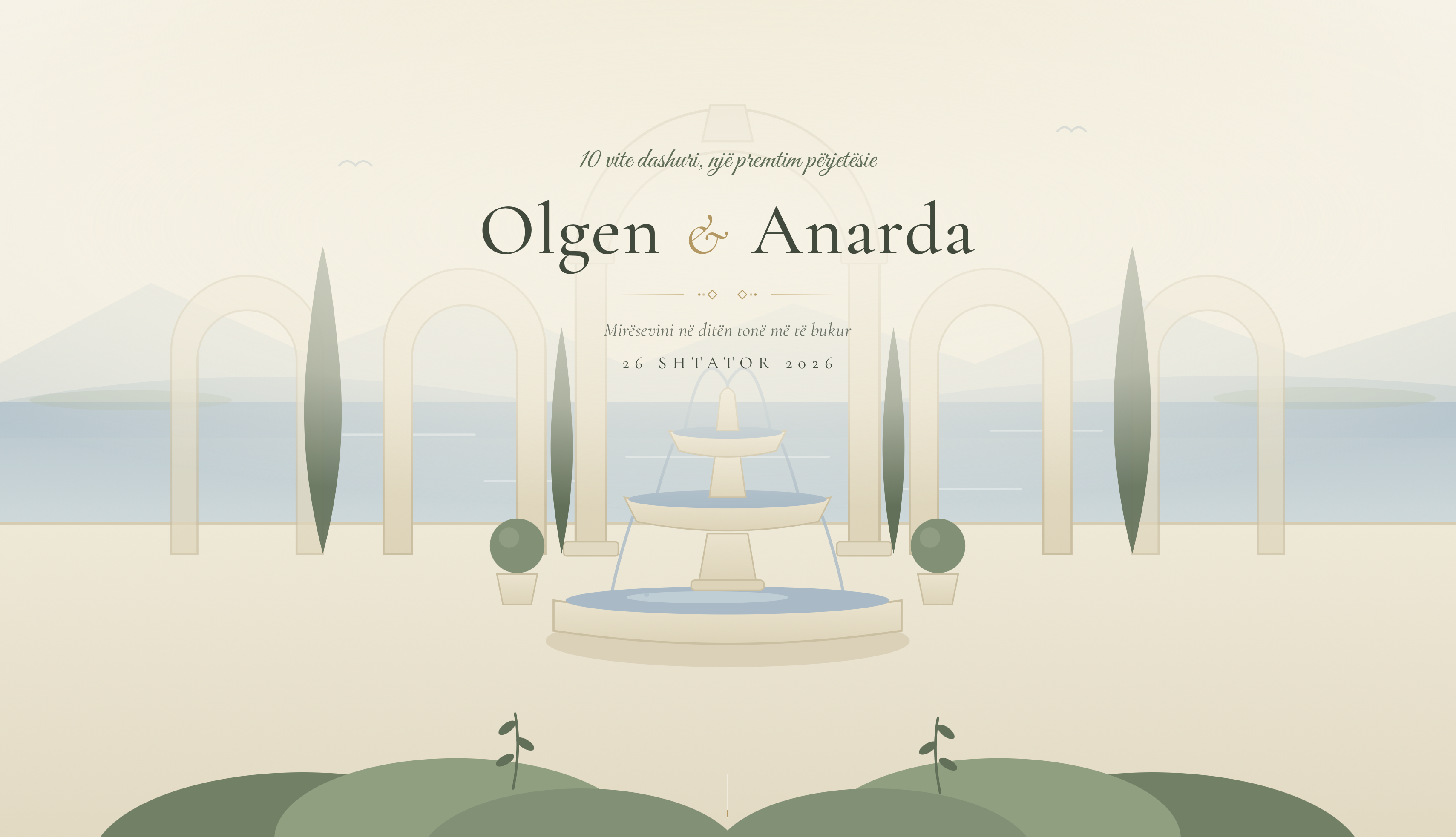 Olgen & Anarda Wedding Invitation